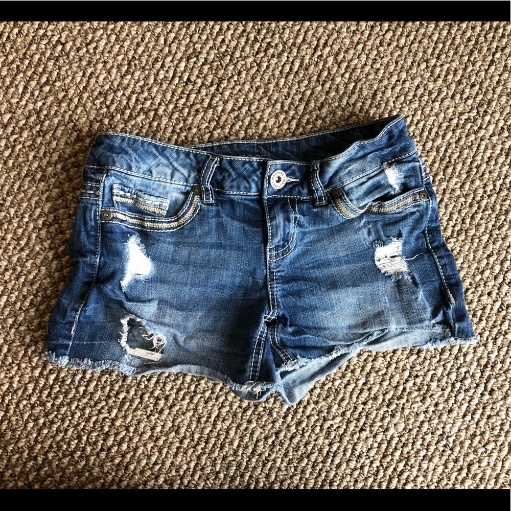 Maurices Distressed Jean Shorts